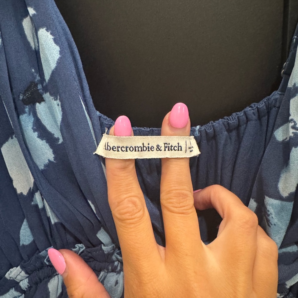 Abercrombie & Fitch Blue Floral Dress